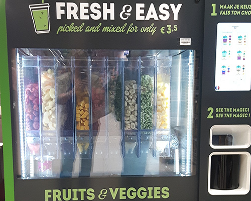 El puesto de smoothies de Alberts greenyard.group